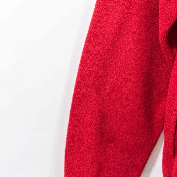 Tommy Hilfiger Flag Spell Out 1/4 Zip Fleece Pullover Medium Y2K Streetwear - Picture 10 of 13